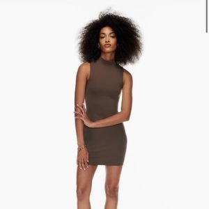 Babaton Aritzia Contour Mockneck Mini Dress - S